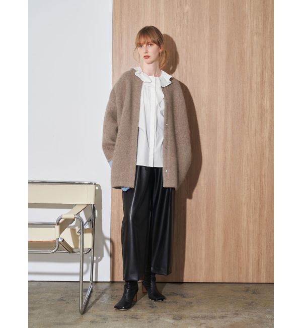 ELENDEEK「CN RACCOON MIX W CARDIGAN」|カーディガン|