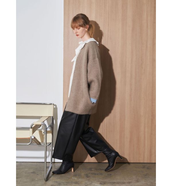 ELENDEEK「CN RACCOON MIX W CARDIGAN」|カーディガン|