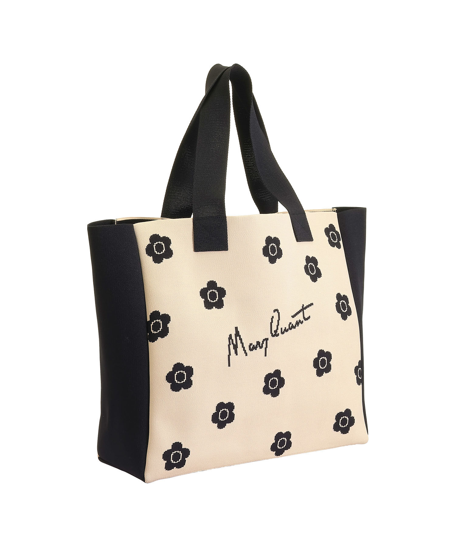 MARY QUANT「サインロゴニットJQ トート」|トートバッグ|ベージュ