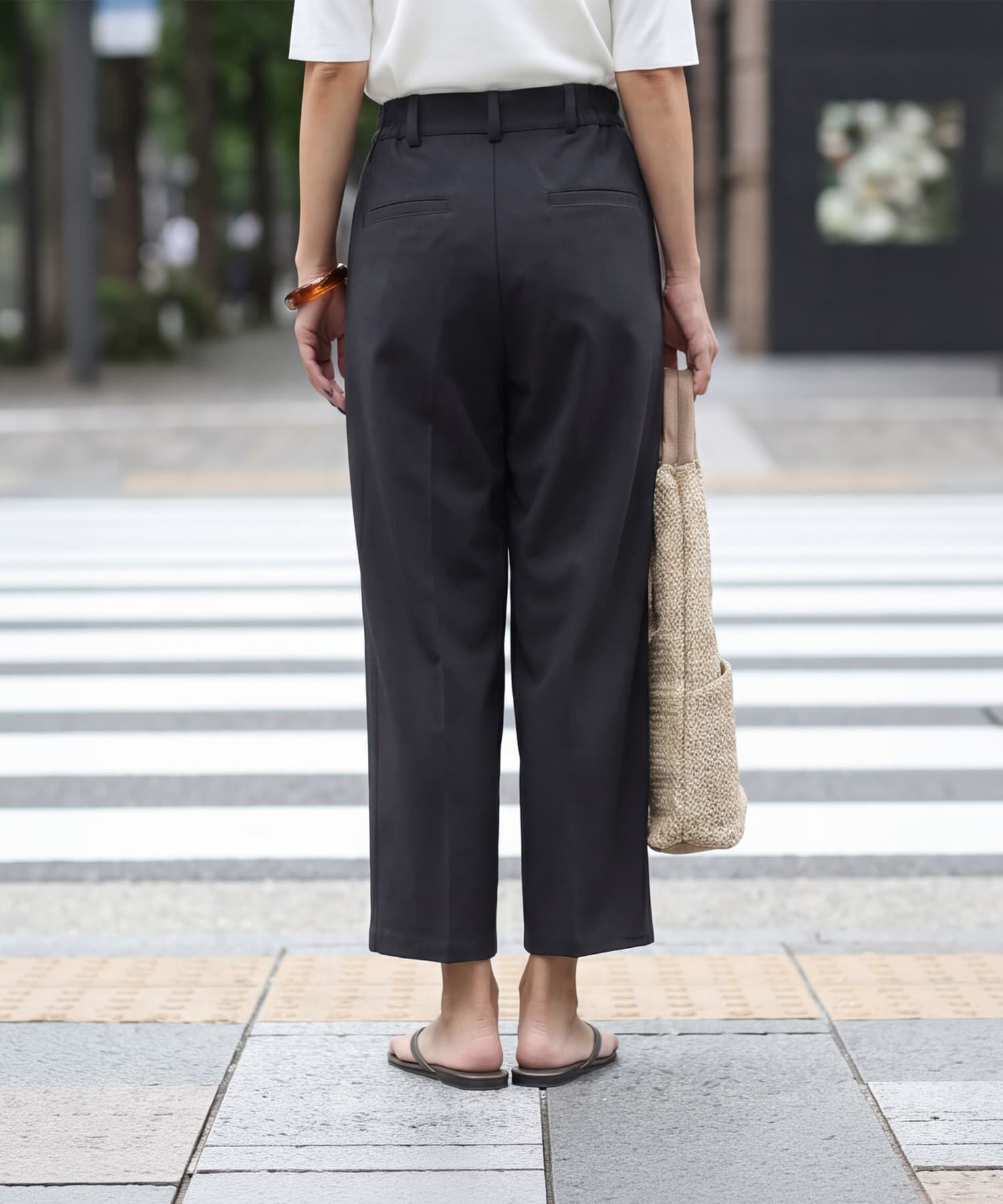 STYLE DELI「半端丈ラクちんポンチタックパンツ」|その他|