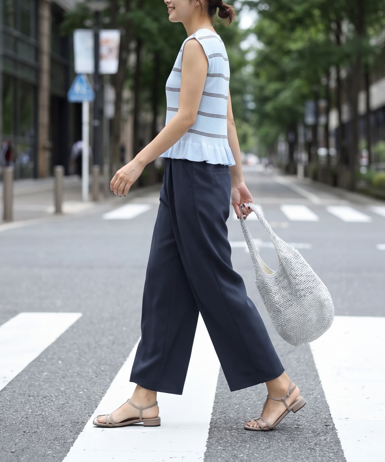STYLE DELI「半端丈ラクちんポンチタックパンツ」|その他|