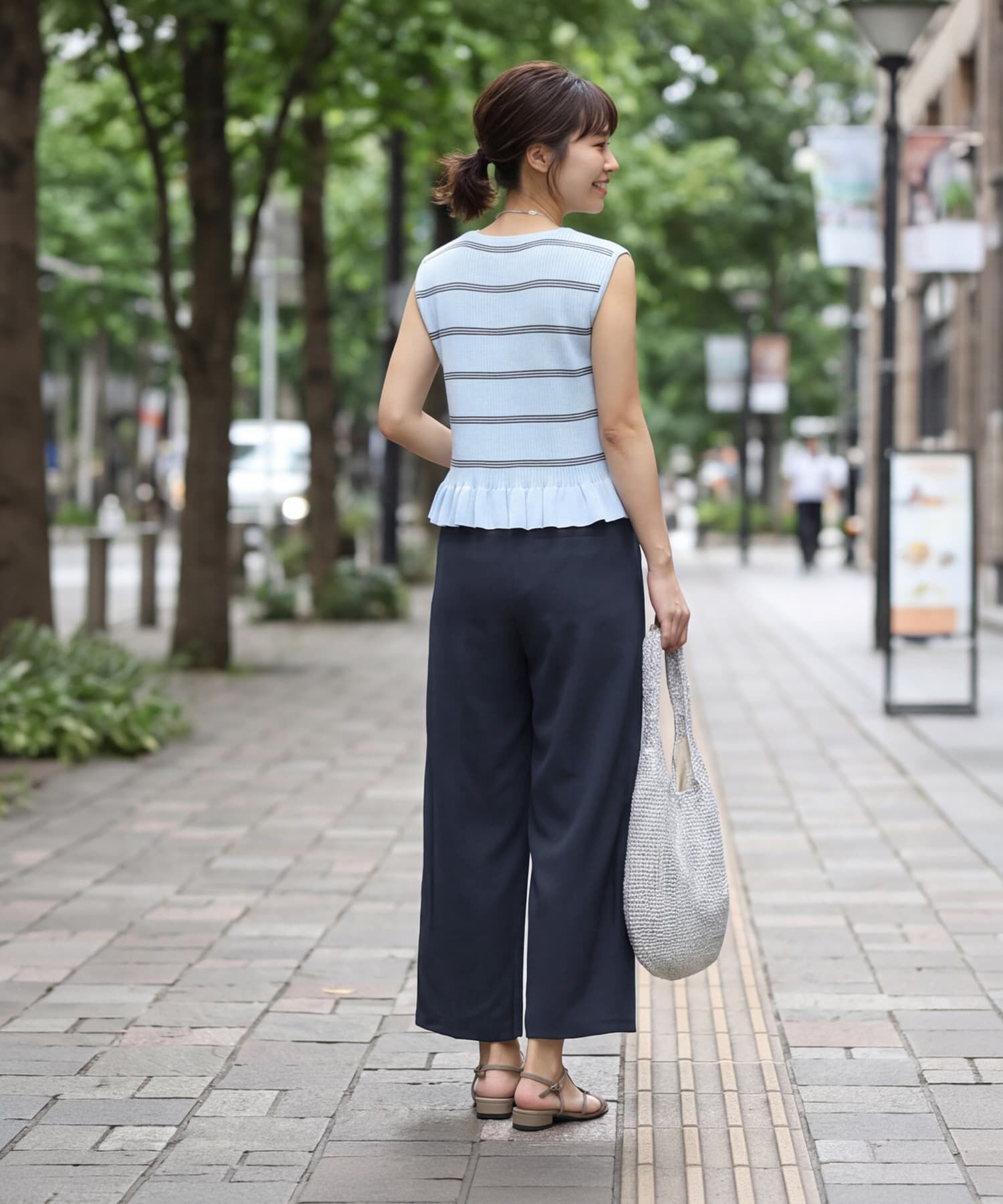 STYLE DELI「半端丈ラクちんポンチタックパンツ」|その他|