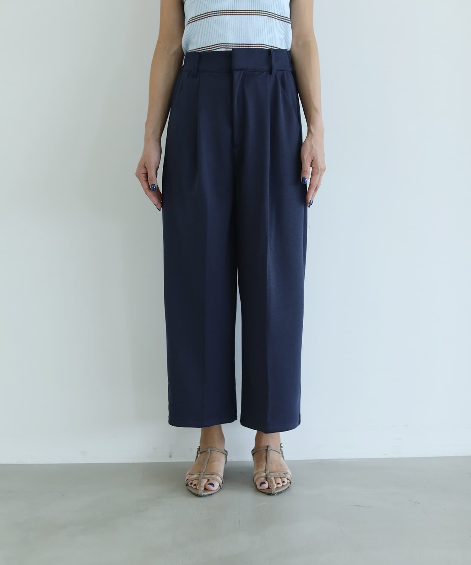 STYLE DELI「半端丈ラクちんポンチタックパンツ」|その他|