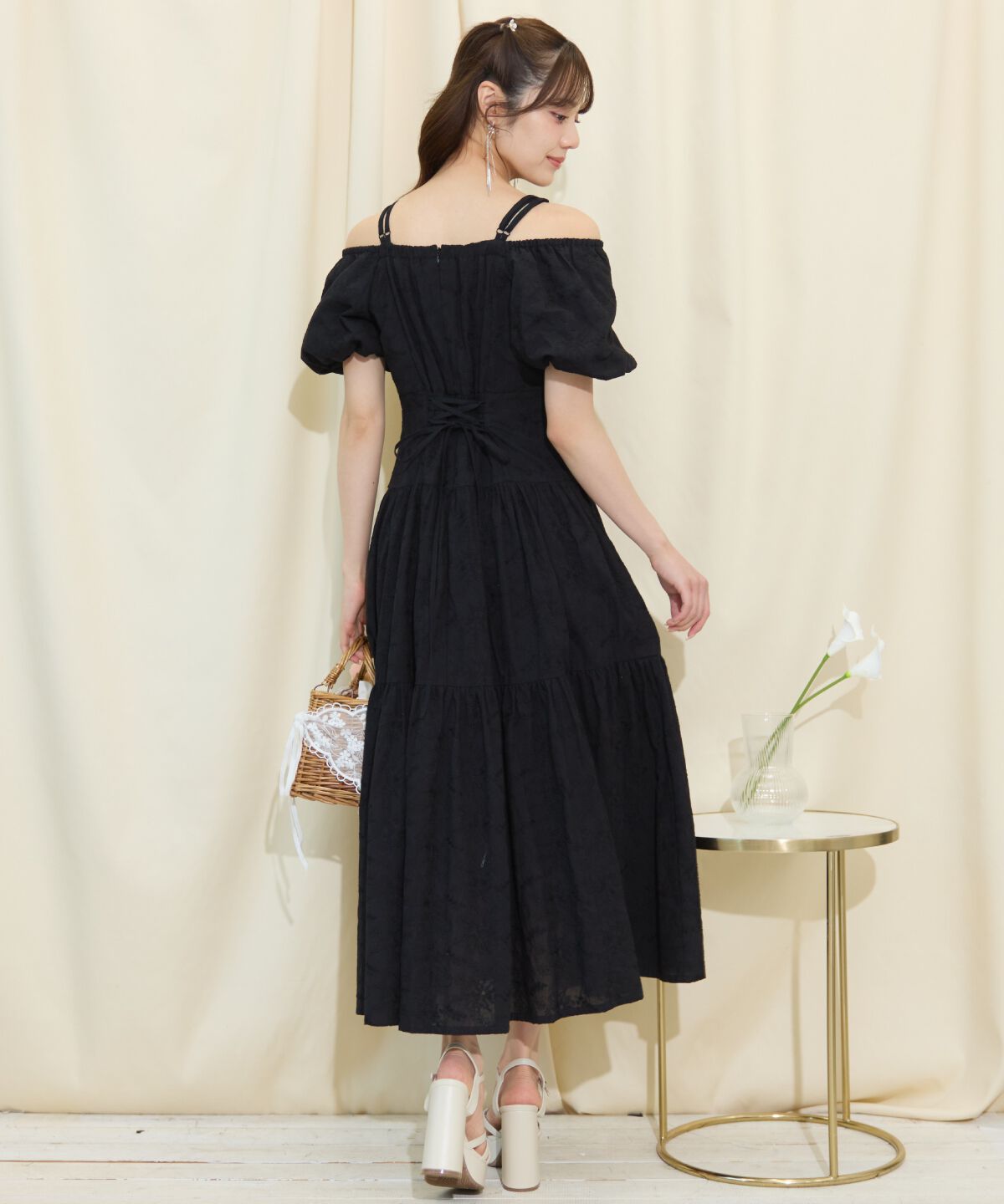 WILLSELECTION「2WAYスリーブコットンティアードワンピース」|ワンピース|