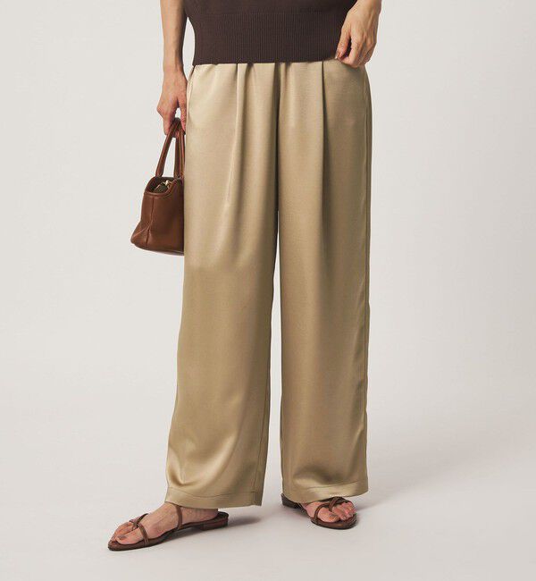 UNITED ARROWS green label relaxing「サテン パンツ」|その他|
