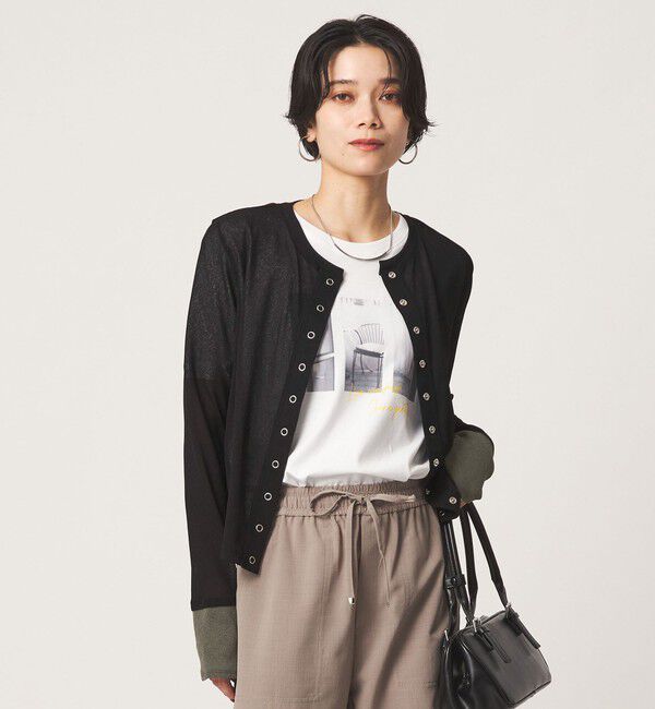 UNITED ARROWS green label relaxing「シアー メランジ カーディガン」|カーディガン|
