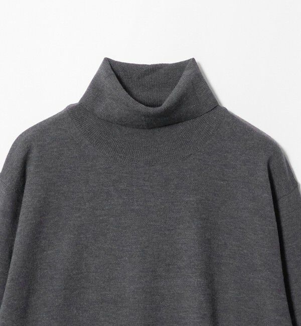 UNITED ARROWS green label relaxing「【WEB限定】JUST fit ハイゲージ ジャケイン タートルネック ニット」|ニット・セーター|