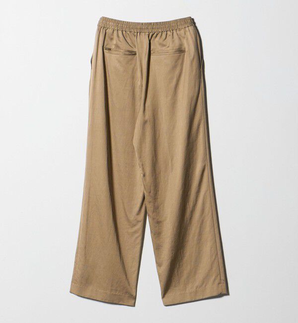 BEAUTY&YOUTH UNITED ARROWS「コットンレーヨンサテン ドローストワイドパンツ」|その他|