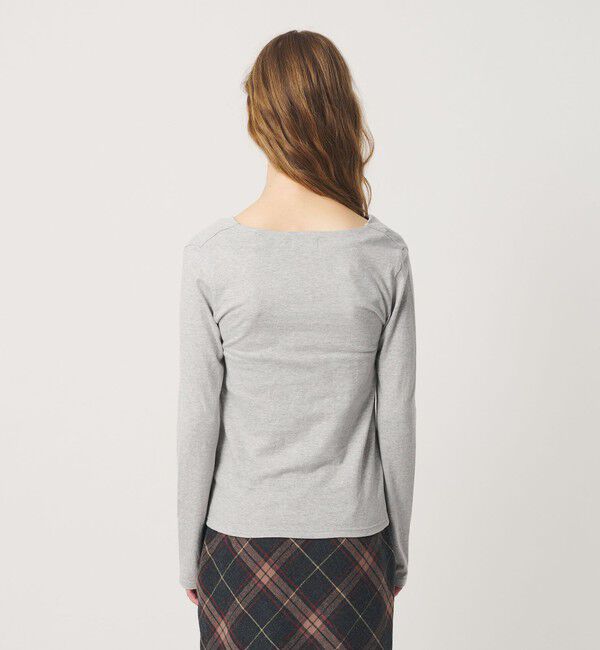 ATTISESSION「＜ATTISESSION＞ドレープ ロングスリーブトップス」|Tシャツ・カットソー|