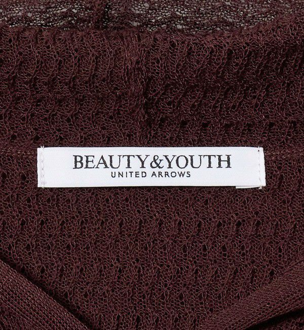 BEAUTY&YOUTH UNITED ARROWS「コットンポリエステル ニットフーディ ウォッシャブル」|ニット・セーター|