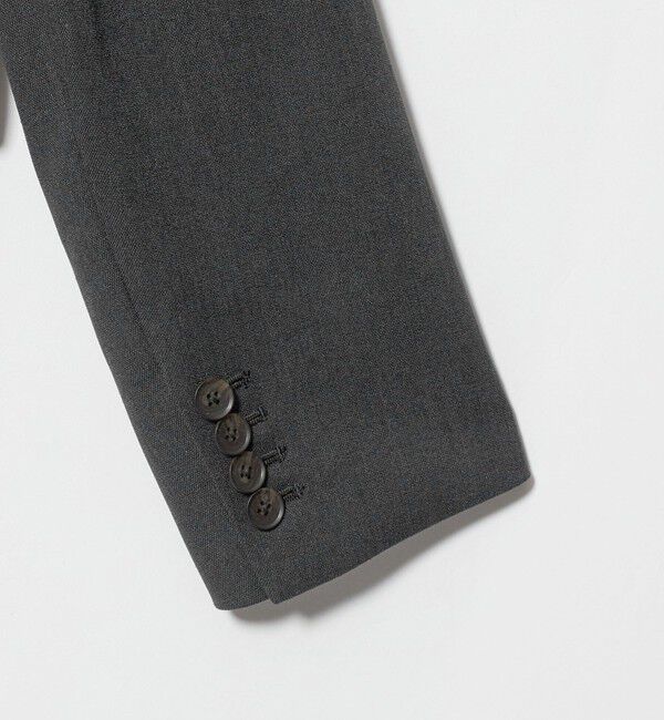 BEAUTY&YOUTH UNITED ARROWS「ポリエステルブレンド メランジ ダブルジャケット 防シワ」|テーラードジャケット|