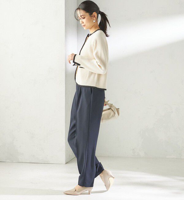SHIPS for women「〈接触冷感 / UVカット〉Refinel テーパード パンツ（セレモニー対応可）」|その他|