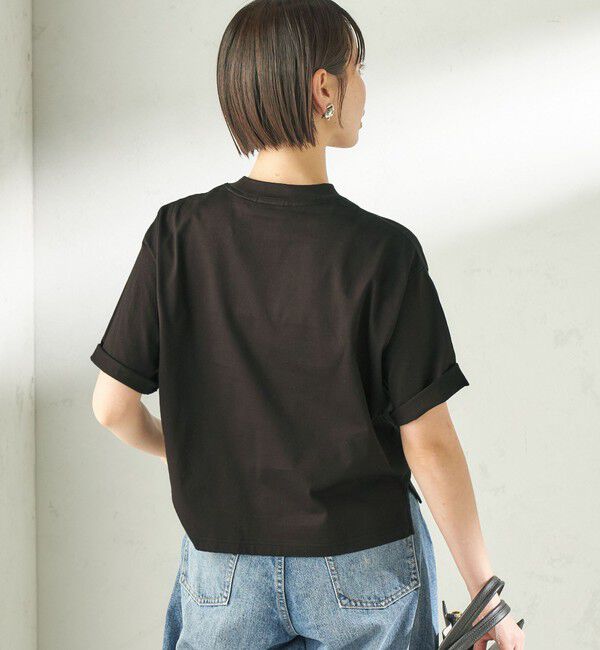 SHIPS for women「【SHIPS別注】LACOSTE:〈手洗い可能〉五分袖 TEE」|Tシャツ・カットソー|