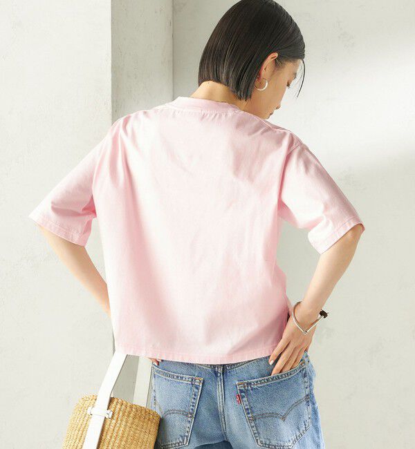 SHIPS for women「【SHIPS別注】LACOSTE:〈手洗い可能〉五分袖 TEE」|Tシャツ・カットソー|