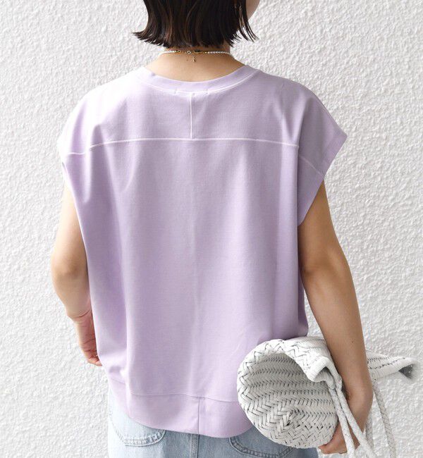 SHIPS for women「〈接触冷感/吸水速乾/洗濯機可能〉ハイゲージ ポンチ コクーン カットソー」|Tシャツ・カットソー|