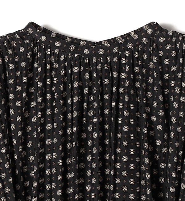 SHIPS for women「〈手洗い可能〉プリント カッセン ノースリーブ ワンピース」|ワンピース|