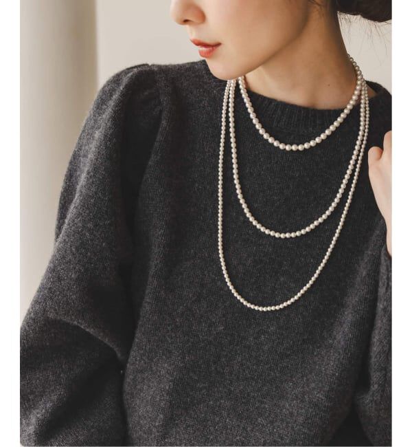 NOBLE「《追加予約》in mood/インムード MULTI PEARL necklace」|ネックレス|