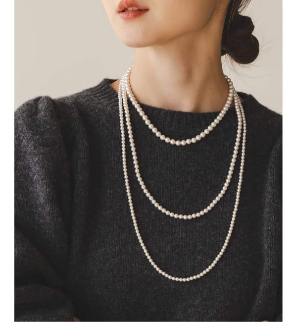 NOBLE「《追加予約》in mood/インムード MULTI PEARL necklace」|ネックレス|