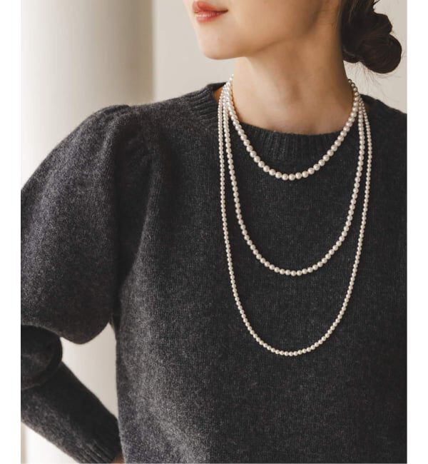 NOBLE「《追加予約》in mood/インムード MULTI PEARL necklace」|ネックレス|