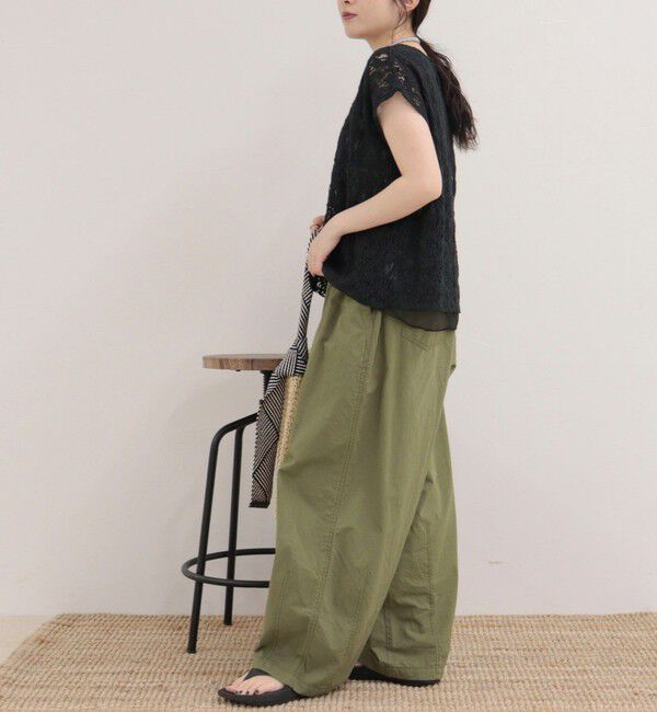 fredy emue「レースレイヤードフレンチプルオーバー」|Tシャツ・カットソー|