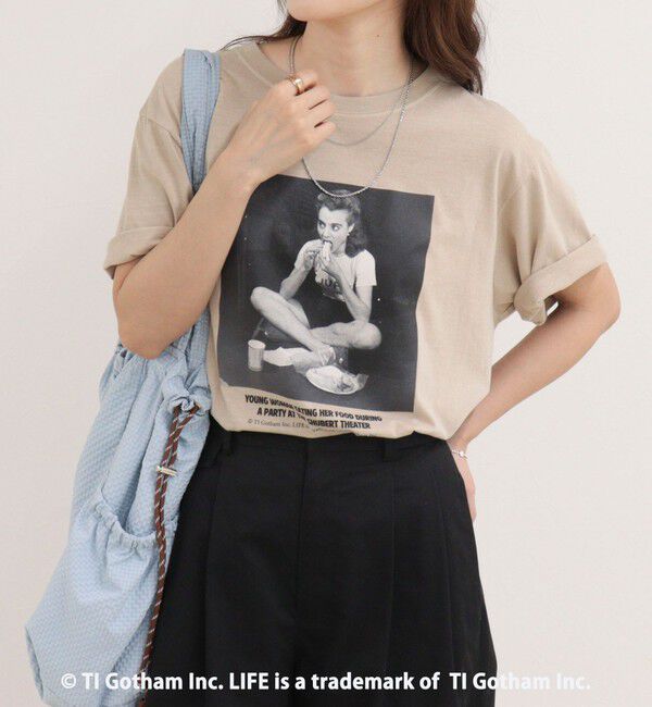 fredy emue「【GOOD ROCK SPEED/グッドロックスピード】PHOTO半袖Ｔシャツ」|Tシャツ・カットソー|ベージュ