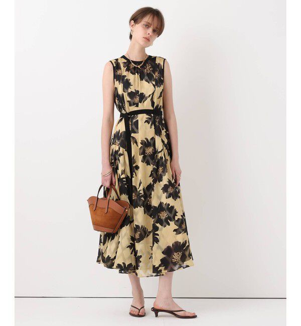allureville「BIG FLOWER シアードレス」|ワンピース|