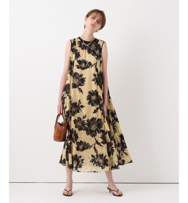 allureville「BIG FLOWER シアードレス」|ワンピース|