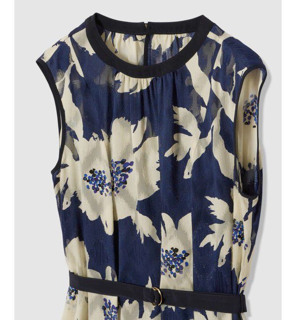 allureville「BIG FLOWER シアードレス」|ワンピース|