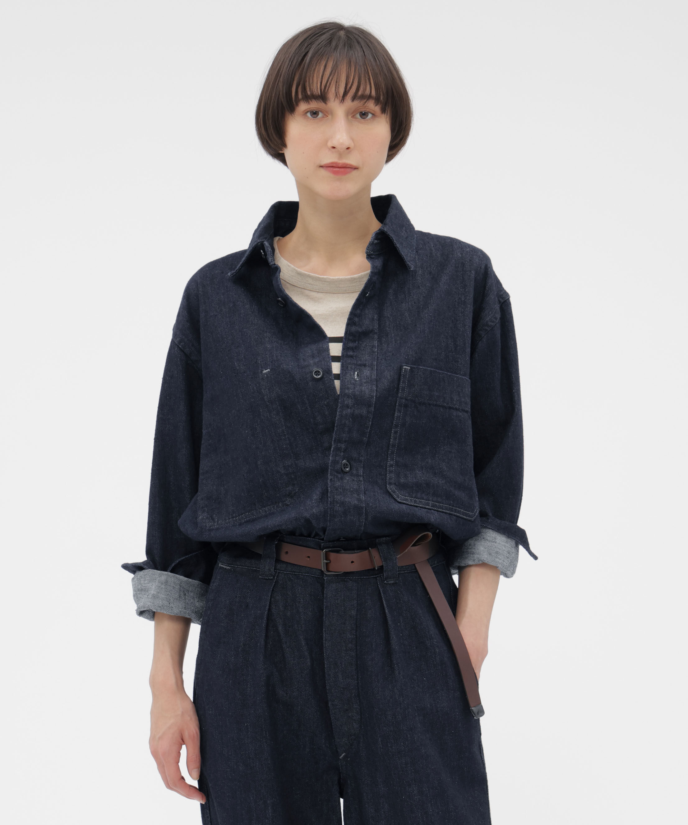 MHL.「CANTON LIGHT DENIM SHIRT」|シャツ・ブラウス|INDIGO5