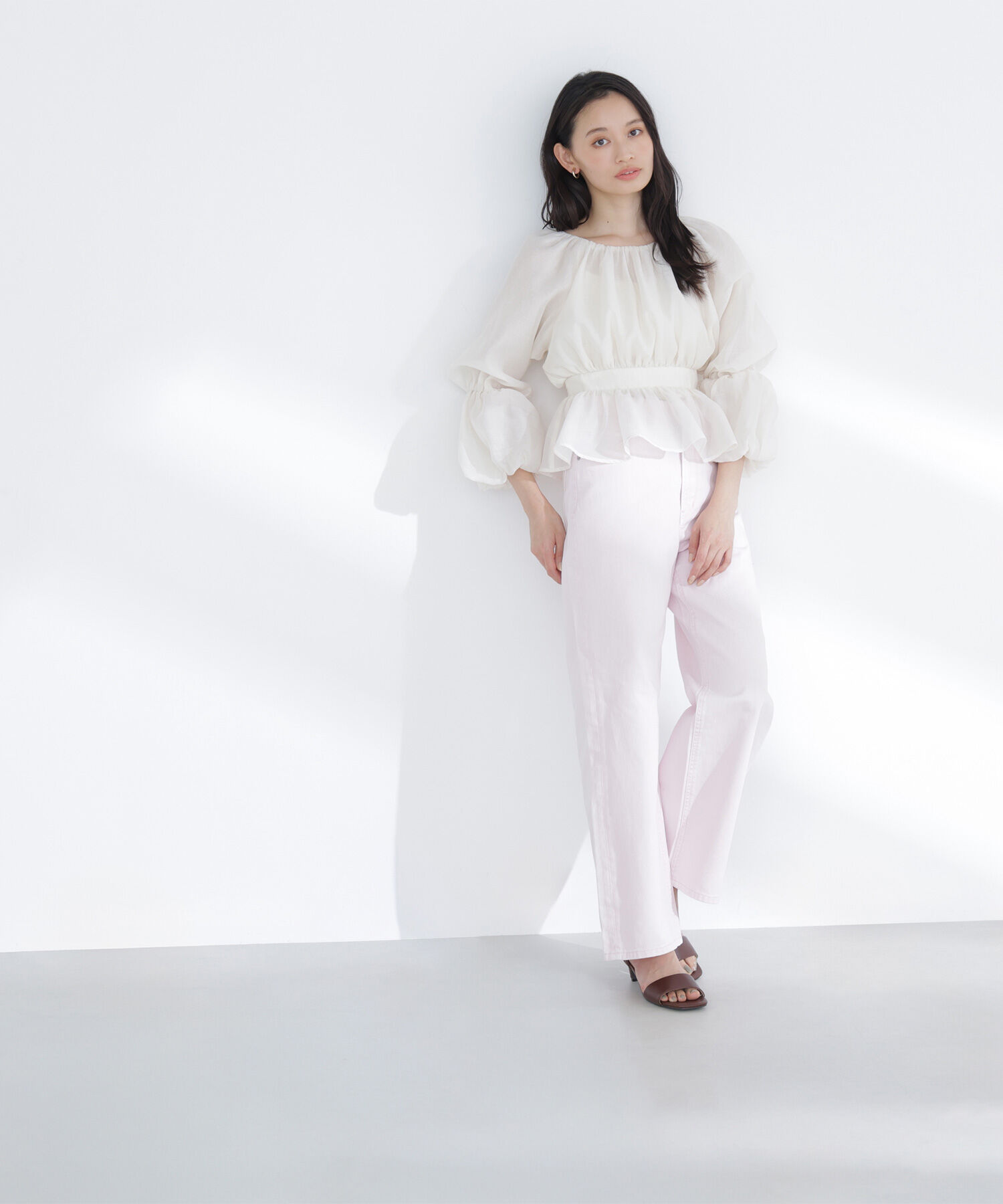  「＜sweet・Oggi.jp掲載＞ワイドストレートデニムパンツ」|その他|