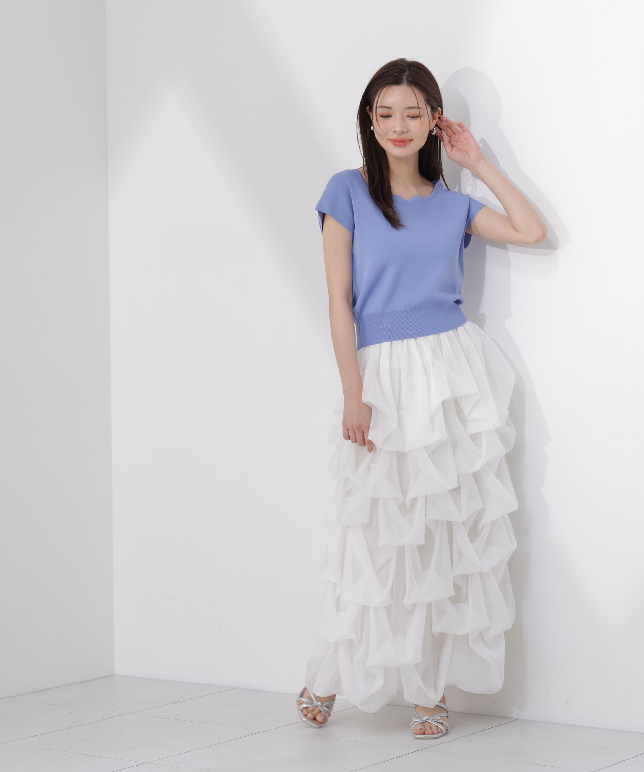 PROPORTION BODY DRESSING「＜山内ともなさんコラボ＞タックバルーンスカート」|スカート|