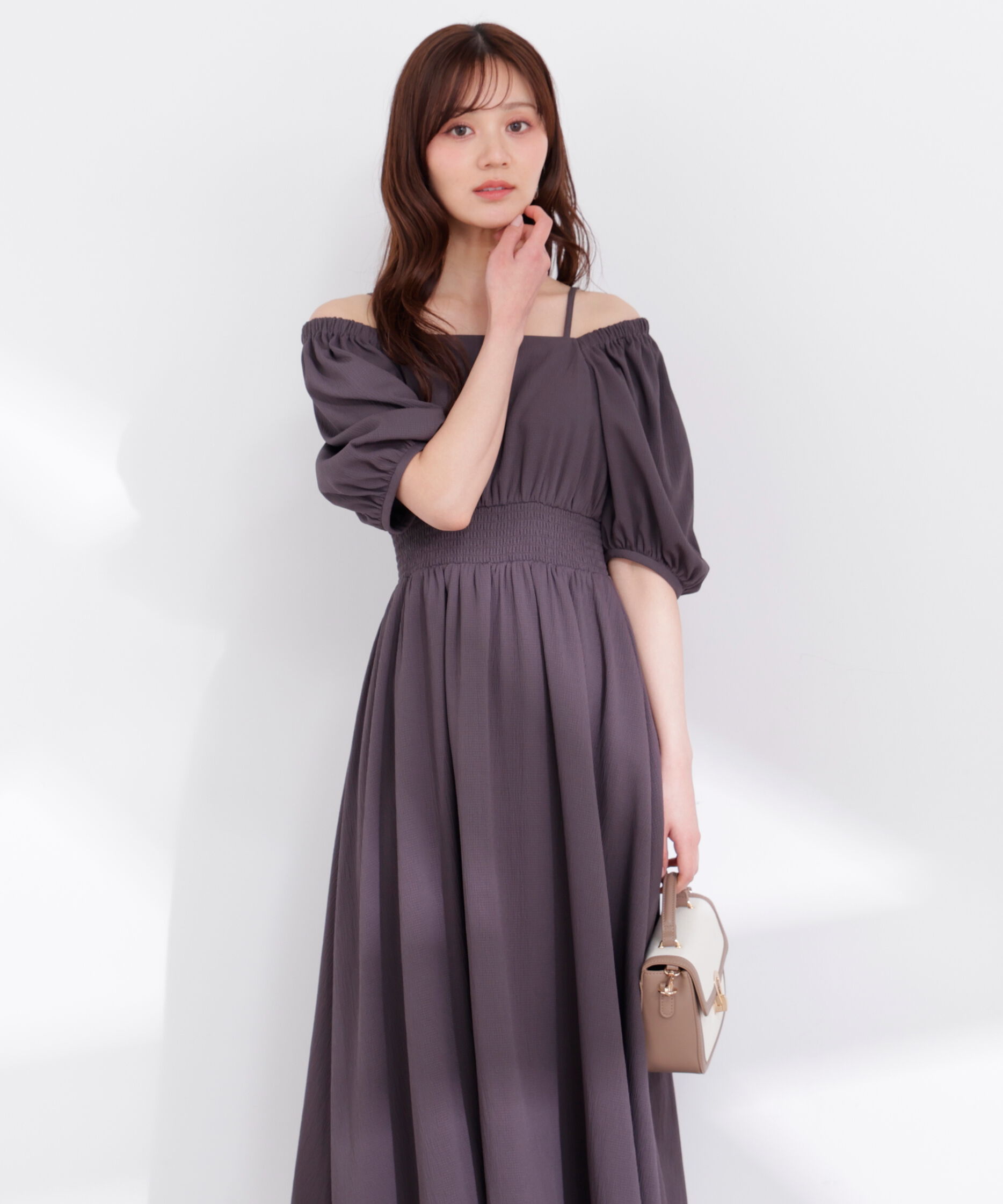 PROPORTION BODY DRESSING「2wayパフスリーブワンピース 26SS」|ワンピース|