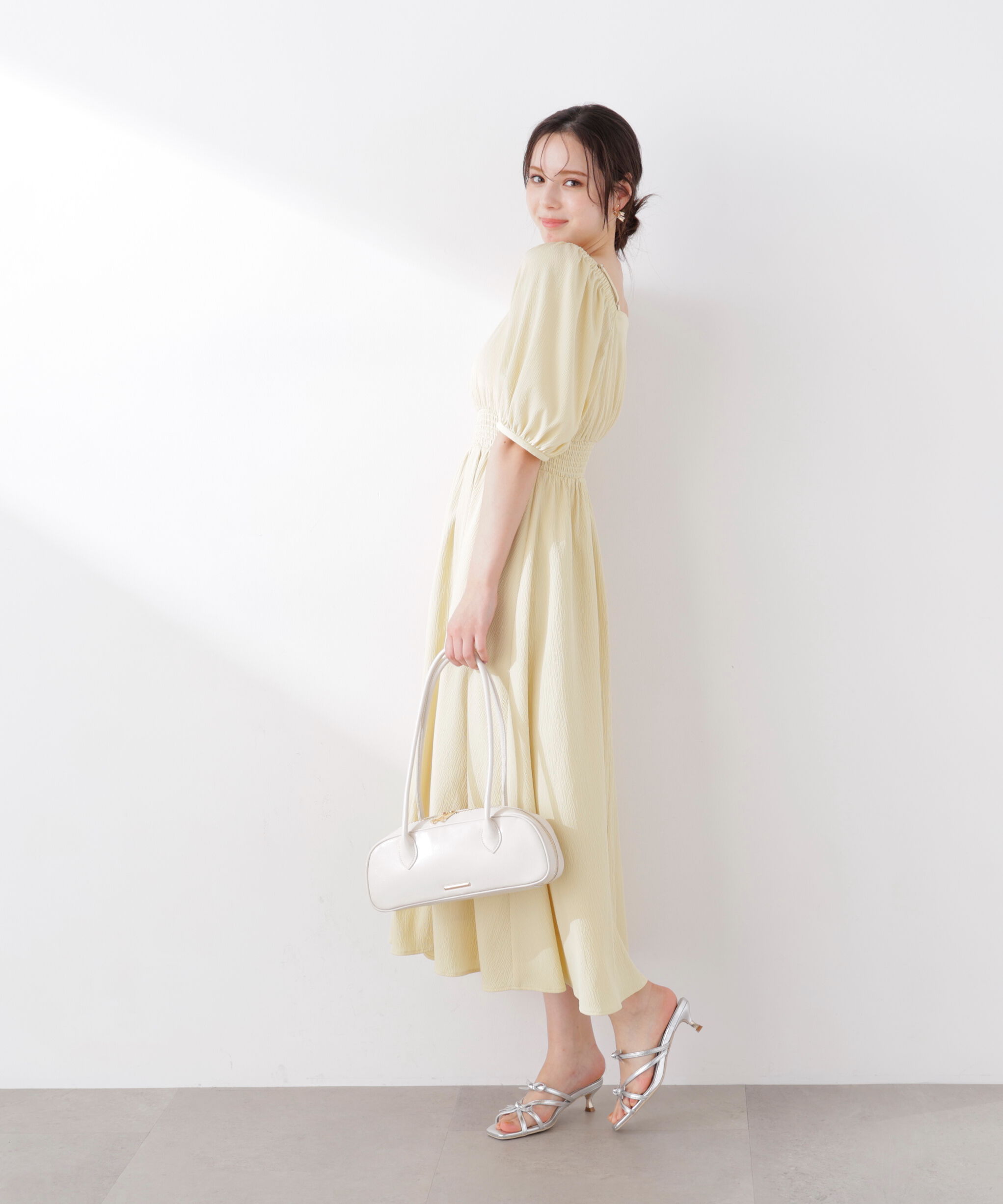PROPORTION BODY DRESSING「2wayパフスリーブワンピース 26SS」|ワンピース|