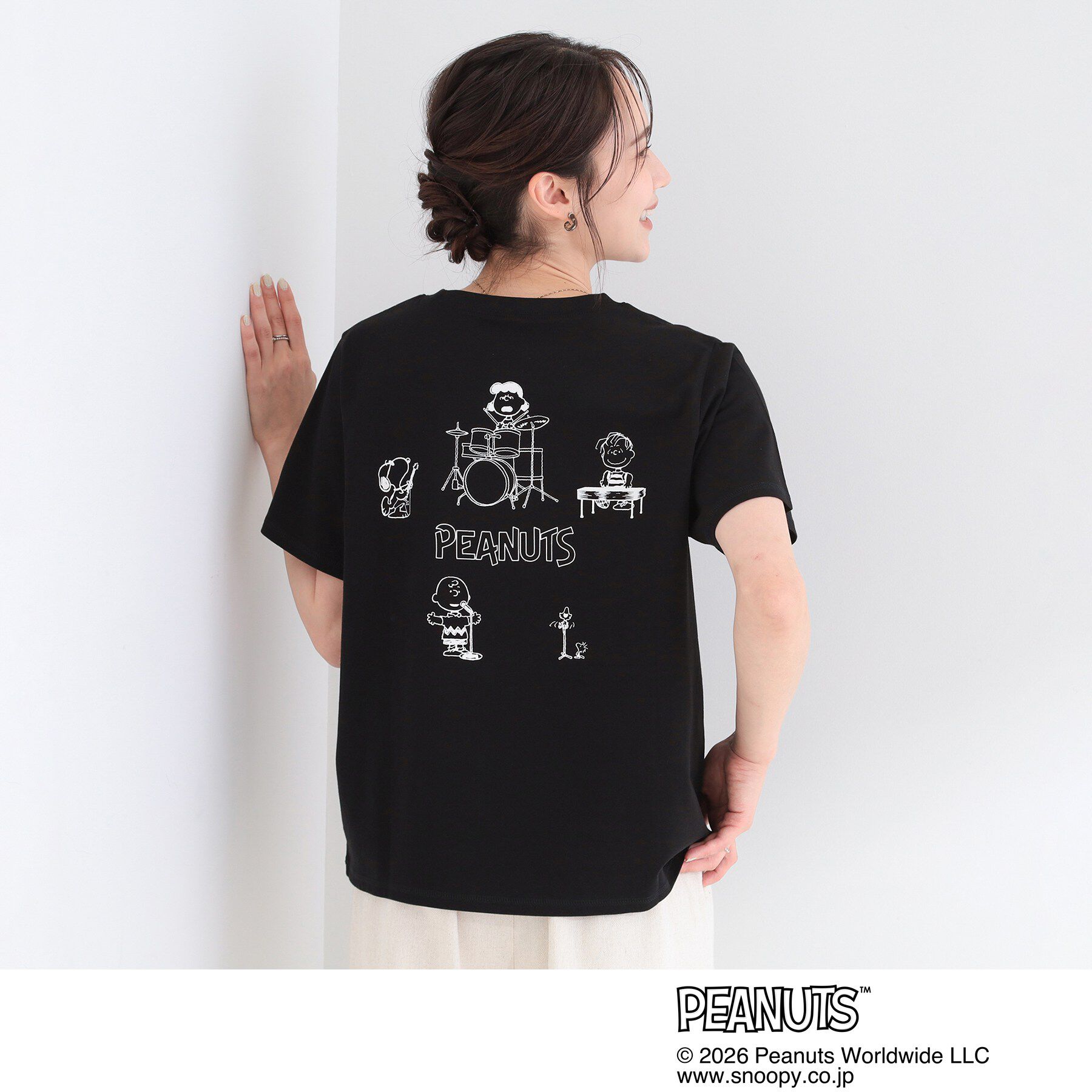 SHOO･LA･RUE「【PEANUTS】ひんやりプリントTシャツ」|Tシャツ・カットソー|