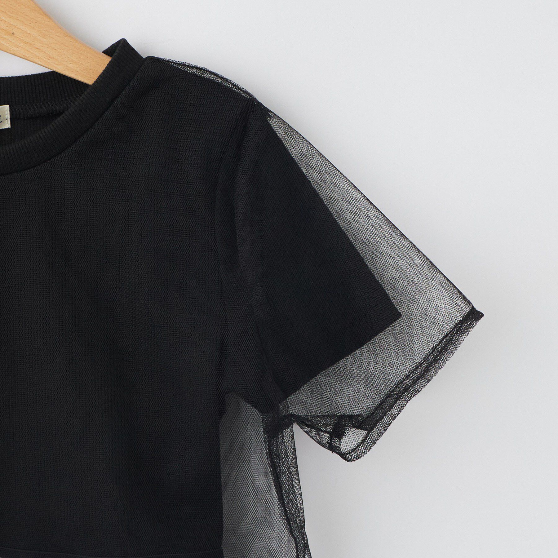 SHOO･LA･RUE「【110-150cm】メッシュデザインTシャツ」|Tシャツ・カットソー|