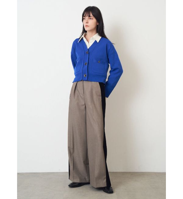 ELENDEEK「W COLLAR KT CD」|カーディガン|
