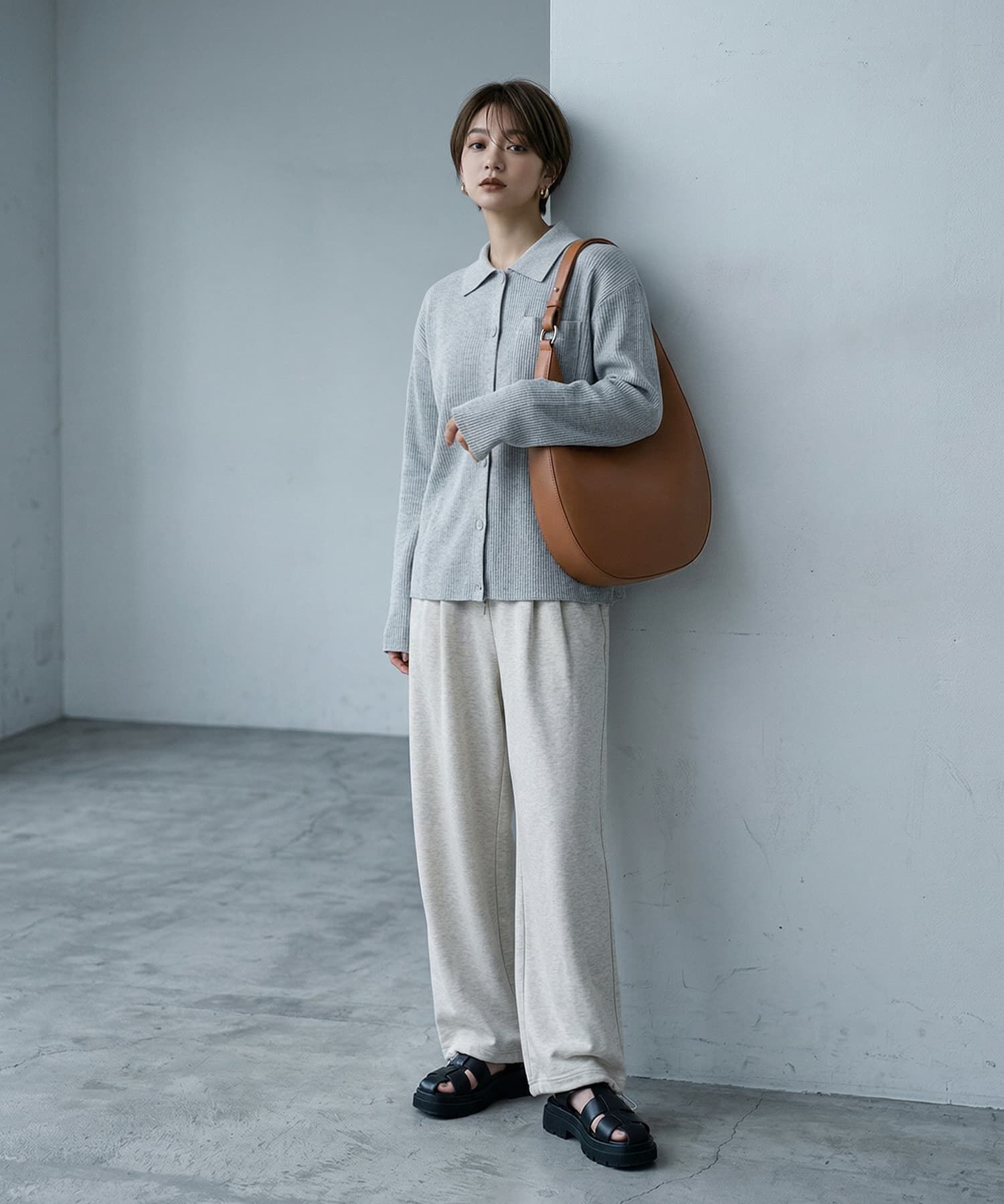 STYLE DELI「【BLK001】ハーフムーンショルダーバッグ」|ショルダー・メッセンジャー|