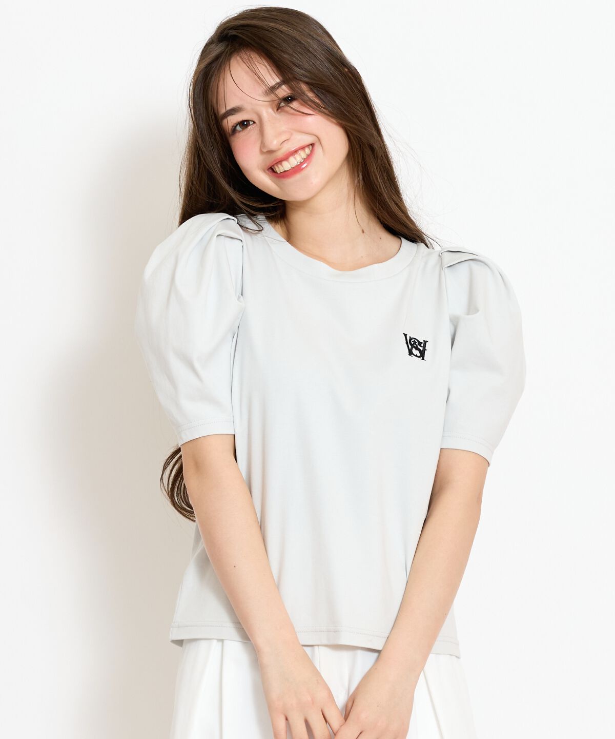 WILLSELECTION「ロゴ刺繍タックスリーブTシャツ」|Tシャツ・カットソー|