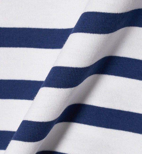 UNITED ARROWS「8分袖 イレギュラー ボーダー カットソー」|Tシャツ・カットソー|