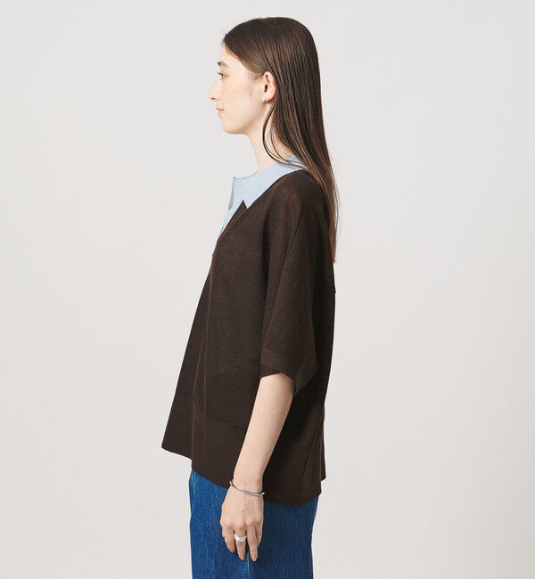 UNITED ARROWS「スキッパー ドルマンスリーブ ニット ‐ウォッシャブル‐」|ニット・セーター|