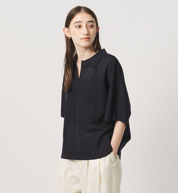 UNITED ARROWS「スキッパー ドルマンスリーブ ニット ‐ウォッシャブル‐」|ニット・セーター|