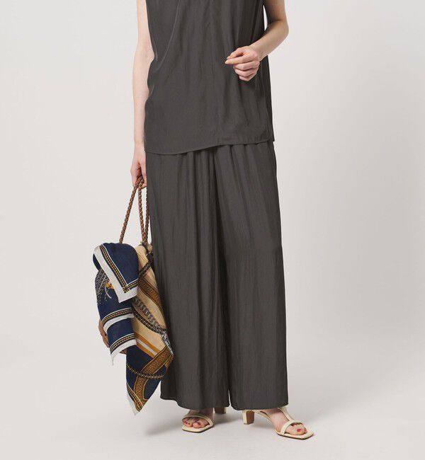 UNITED ARROWS「Spiree イージー パンツ」|チノ|DK.GRAY