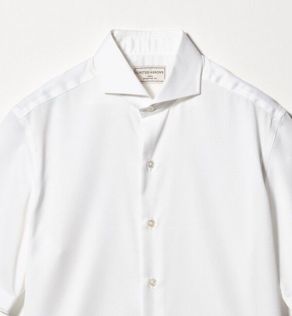 UNITED ARROWS「イージーケア AG パナマ ショートスリーブ カッタウェイカラーシャツ 抗菌防臭 通気性」|シャツ・ブラウス|