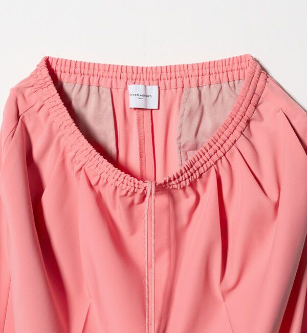 UNITED ARROWS「ツイル イージーパンツ ‐ストレッチ 防シワ 接触冷感‐」|スラックス|