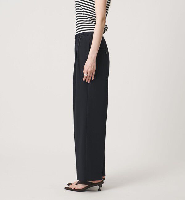 UNITED ARROWS「ツイル イージーパンツ ‐ストレッチ 防シワ 接触冷感‐」|スラックス|