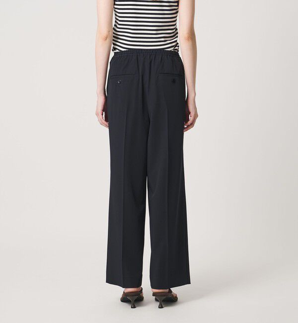 UNITED ARROWS「ツイル イージーパンツ ‐ストレッチ 防シワ 接触冷感‐」|スラックス|
