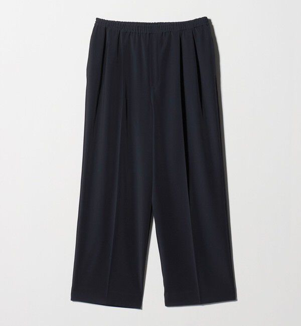 UNITED ARROWS「ツイル イージーパンツ ‐ストレッチ 防シワ 接触冷感‐」|スラックス|