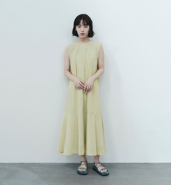 EMMEL REFINES「＜EMMEL REFINES＞EM C/PEシフォン 2WAY ワンピース」|ワンピース|LIME