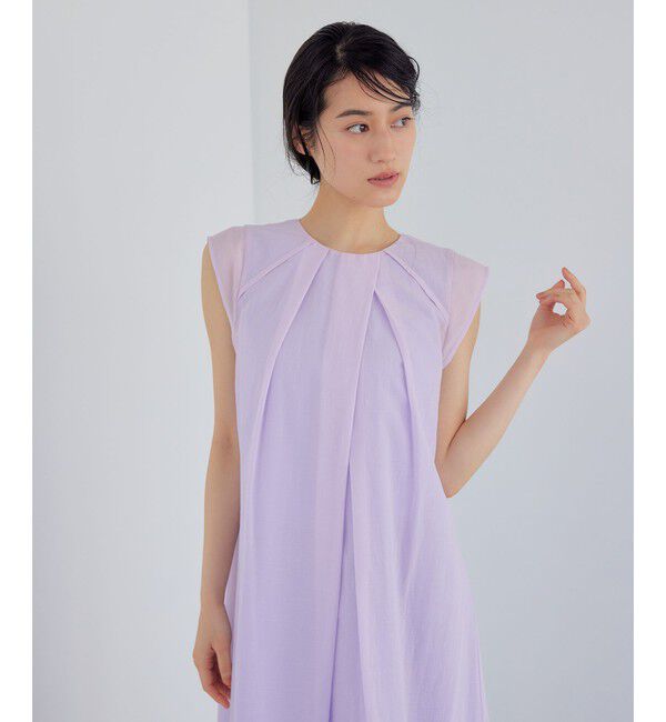 EMMEL REFINES「＜EMMEL REFINES＞EM C/PEシフォン 2WAY ワンピース」|ワンピース|