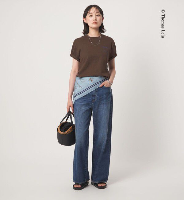 UNITED ARROWS green label relaxing「【別注】＜Thomas Lelu＞サインアート 半袖 Tシャツ カットソー」|Tシャツ・カットソー|
